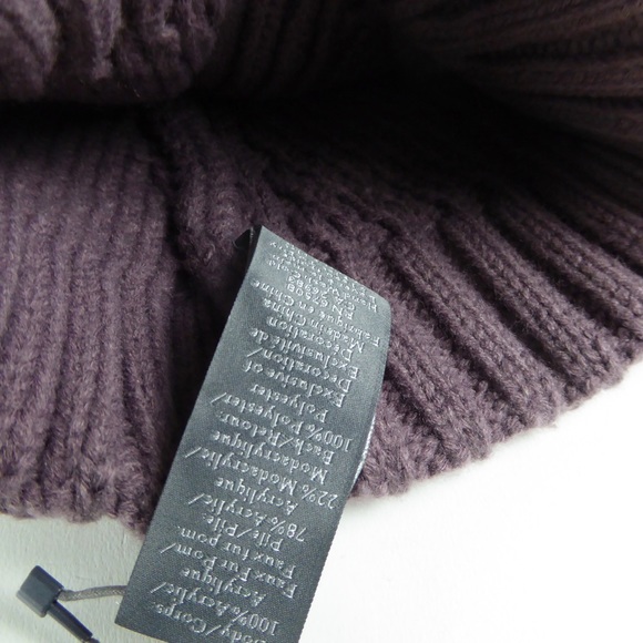 Vince Camuto Cable Knit PomPom Beanie Hat Bundle - Picture 5 of 15